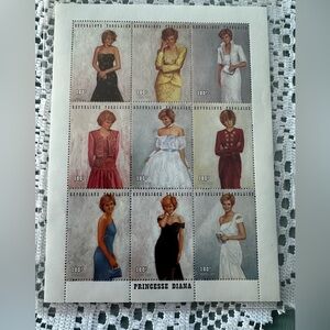 Princess Dianne collectors stamps .